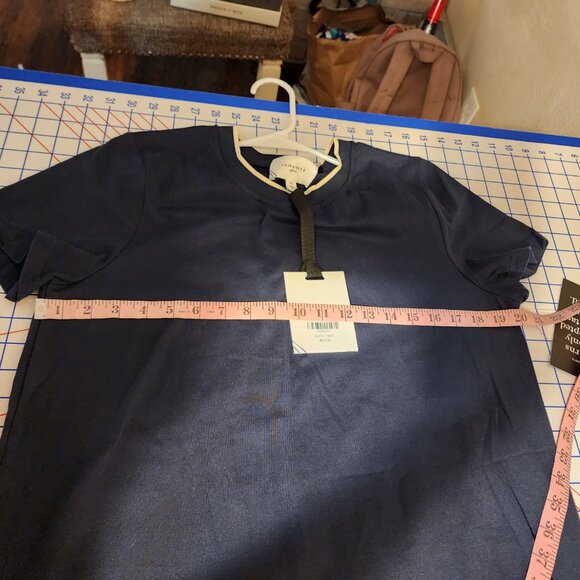 Pomander Place Navy Aimee Mini Dress NWT Med - Picture 7 of 10